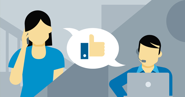 Customer Support Agent Illustration
